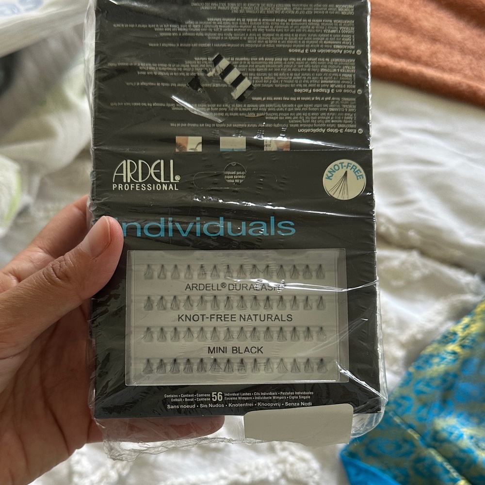 3 packs of Ardell Mini Black Individual Knot-Free Lashes